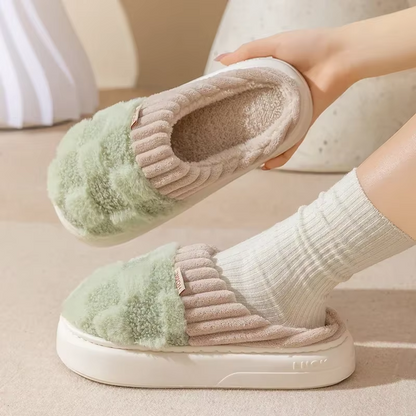 Snugg  - Chaussons Vert Ultra Confort