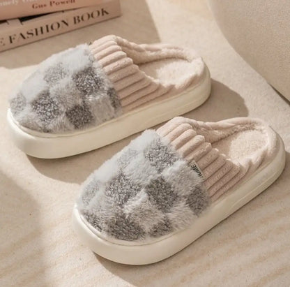 Snugg  - Chaussons Gris Ultra Confort