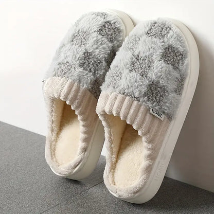 Snugg  - Chaussons Gris Ultra Confort